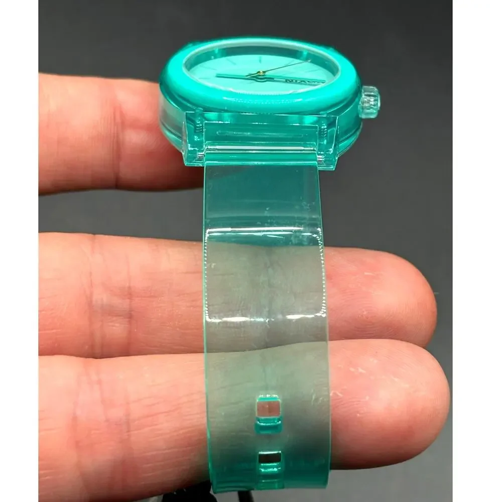 Nixon Medium Time Teller P A1215-309 Turquoise 31mm Watch NIBWT